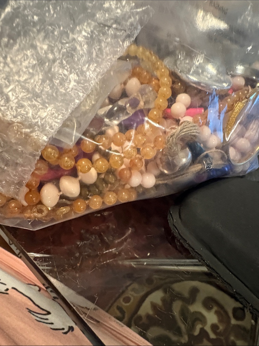 Craft  and Repurposing Costume Jewelry 1.7 LBS - Picture 3 of 4